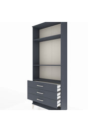 Arges Dolap 3 Raflı 3 Çekmeceli 88x30x221 - S30M048V5A