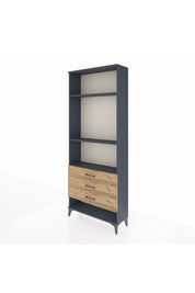 Arges Dolap 3 Raflı 3 Çekmeceli 88x30x221 - S30M048V6A