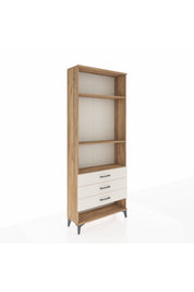 Arges Dolap 3 Raflı 3 Çekmeceli 88x30x221 - S30M048V7A