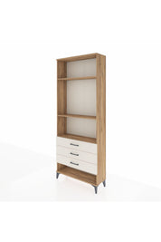 Arges Dolap 3 Raflı 3 Çekmeceli 88x30x221 - S30M048V7A