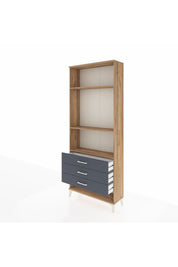 Arges Dolap 3 Raflı 3 Çekmeceli 88x30x221 - S30M048V8A