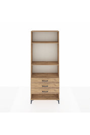 Arges Dolap 3 Raflı 3 Çekmeceli 88x30x221 - S30M048V9A