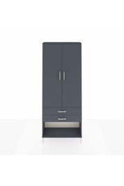 Arges Dolap 2 Raflı 2 Çekmeceli Tek Askılı 88x30x221 - S30M049V5A