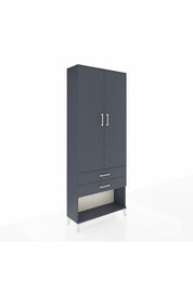 Arges Dolap 2 Raflı 2 Çekmeceli Tek Askılı 88x30x221 - S30M049V5A