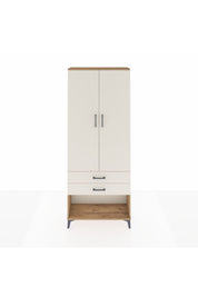 Arges Dolap 2 Raflı 2 Çekmeceli Tek Askılı 88x30x221 - S30M049V7A