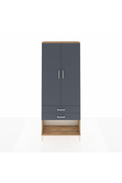 Arges Dolap 2 Raflı 2 Çekmeceli Tek Askılı 88x30x221 - S30M049V8A