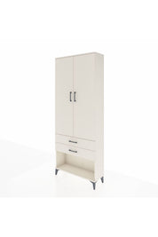 Arges Dolap 3 Raflı 2 Çekmeceli 2 Kapaklı 88x30x221 - S30M050V1A