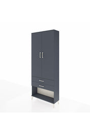 Arges Dolap 3 Raflı 2 Çekmeceli 2 Kapaklı 88x30x221 - S30M050V5A