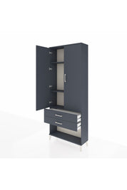 Arges Dolap 3 Raflı 2 Çekmeceli 2 Kapaklı 88x30x221 - S30M050V5A