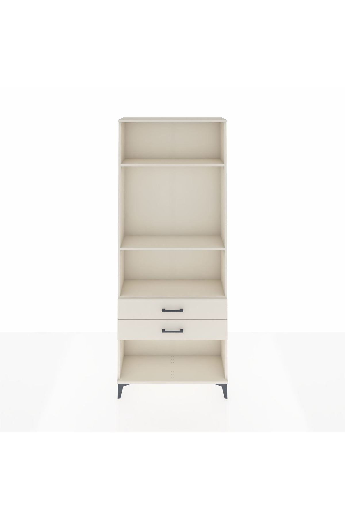 Arges Dolap 3 Raflı 2 Çekmeceli 88x30x221 - S30M051V1A
