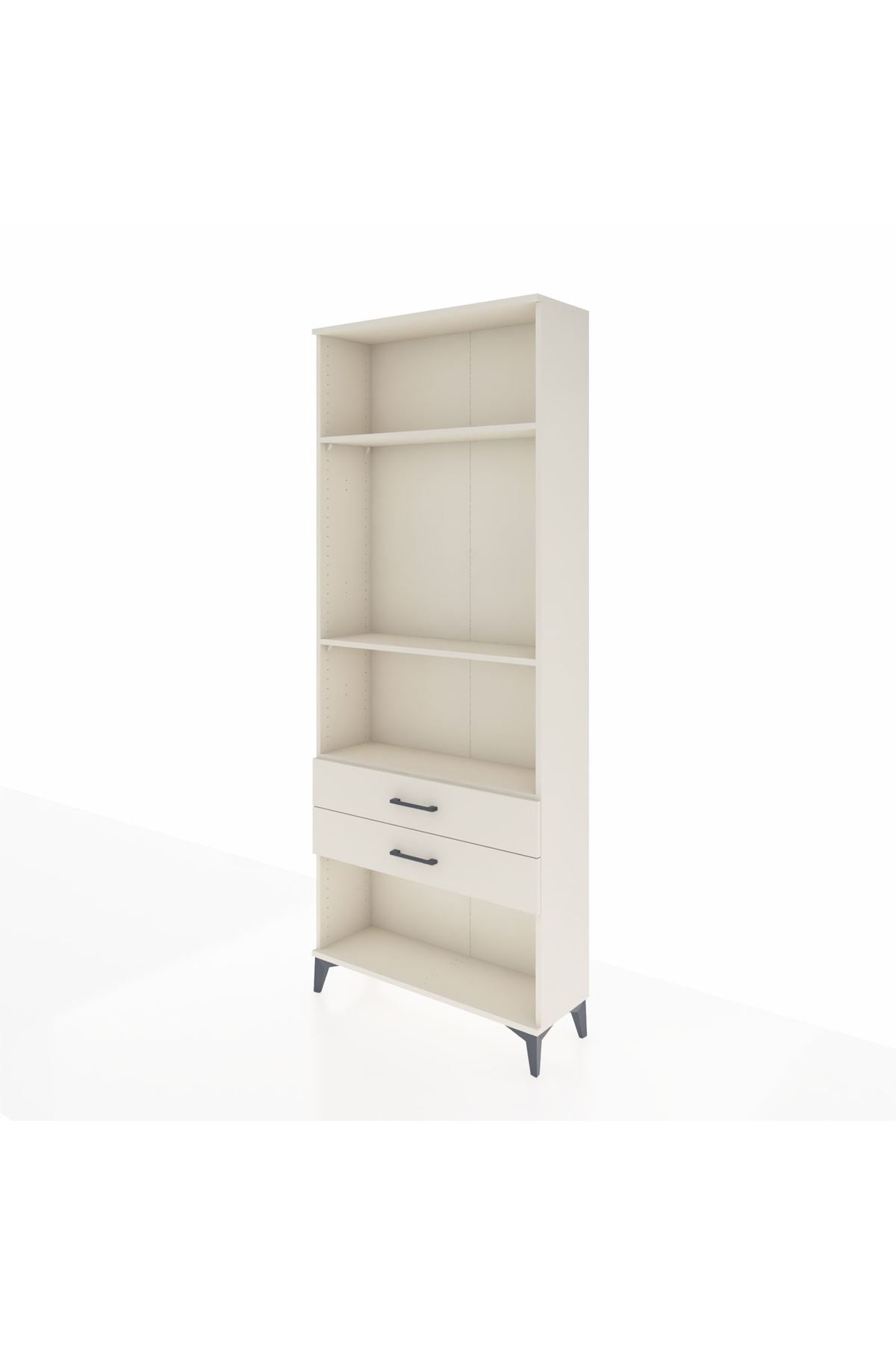 Arges Dolap 3 Raflı 2 Çekmeceli 88x30x221 - S30M051V1A
