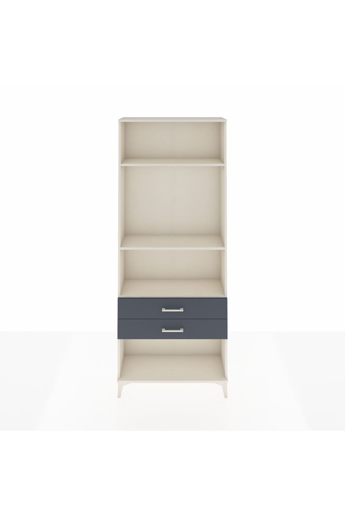 Arges Dolap 3 Raflı 2 Çekmeceli 88x30x221 - S30M051V2A