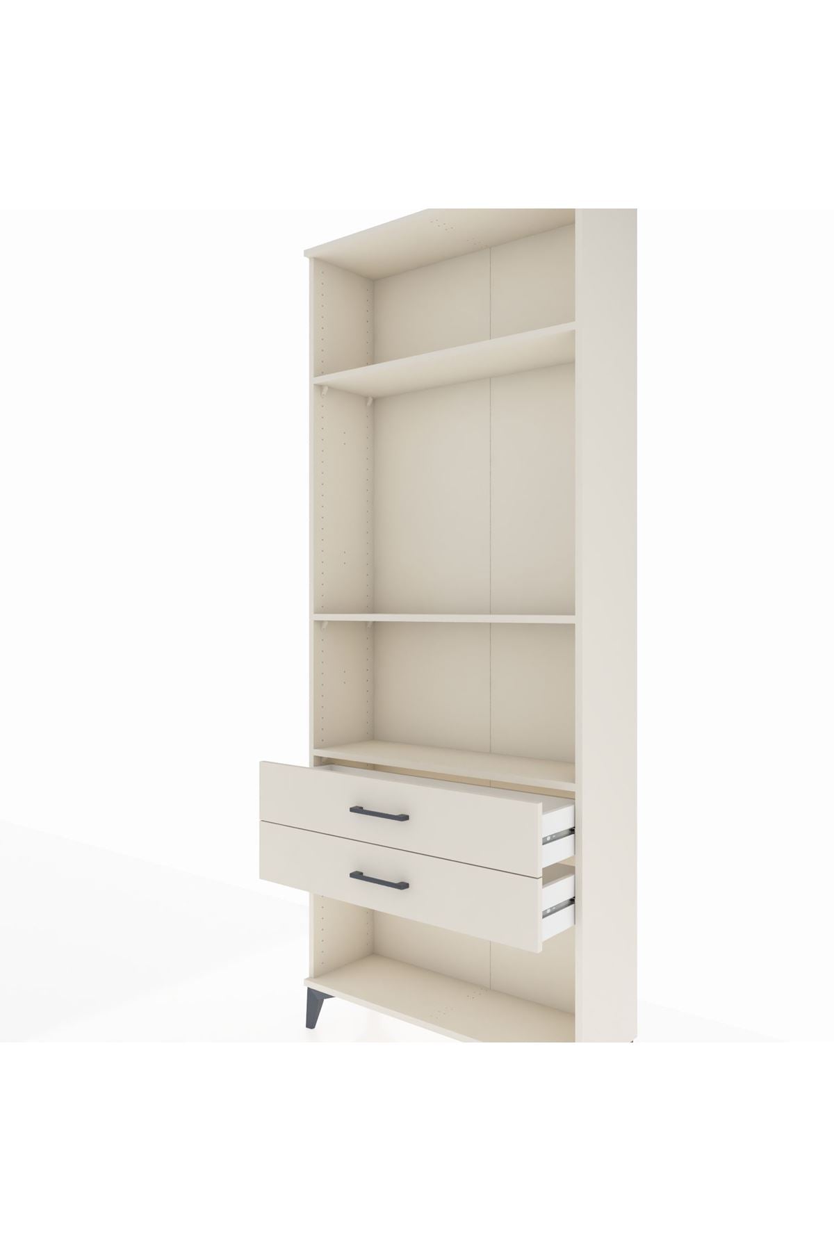 Arges Dolap 3 Raflı 2 Çekmeceli 88x30x221 - S30M051V1A