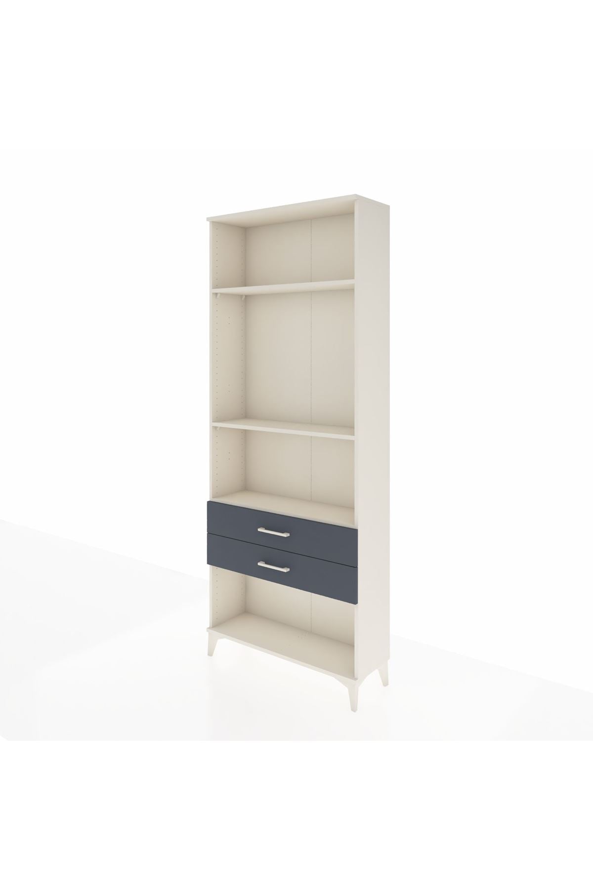 Arges Dolap 3 Raflı 2 Çekmeceli 88x30x221 - S30M051V2A