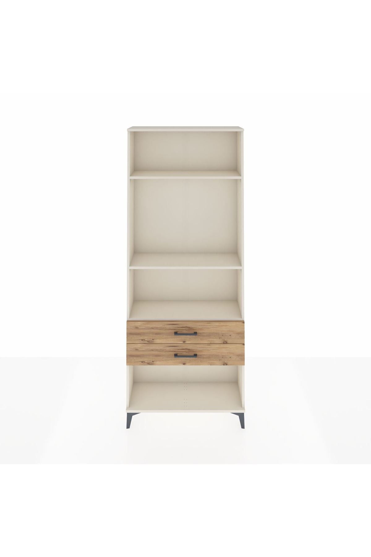 Arges Dolap 3 Raflı 2 Çekmeceli 88x30x221 - S30M051V3A