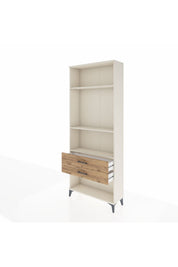 Arges Dolap 3 Raflı 2 Çekmeceli 88x30x221 - S30M051V3A