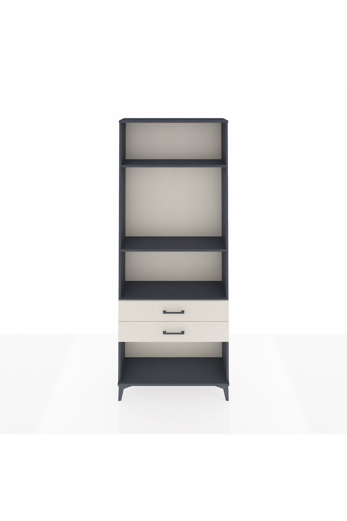 Arges Dolap 3 Raflı 2 Çekmeceli 88x30x221 - S30M051V4A