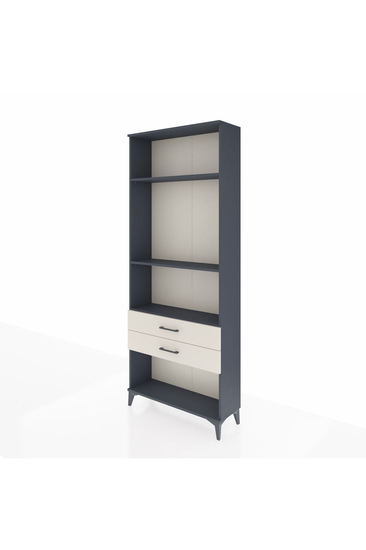 Arges Dolap 3 Raflı 2 Çekmeceli 88x30x221 - S30M051V4A