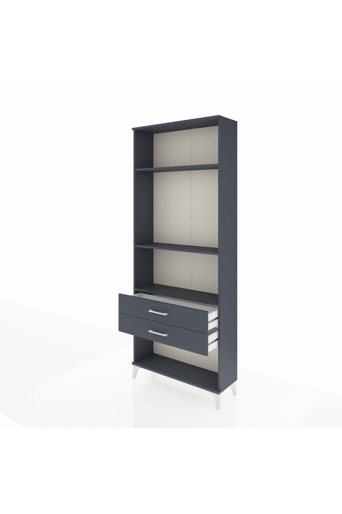 Arges Dolap 3 Raflı 2 Çekmeceli 88x30x221 - S30M051V5A