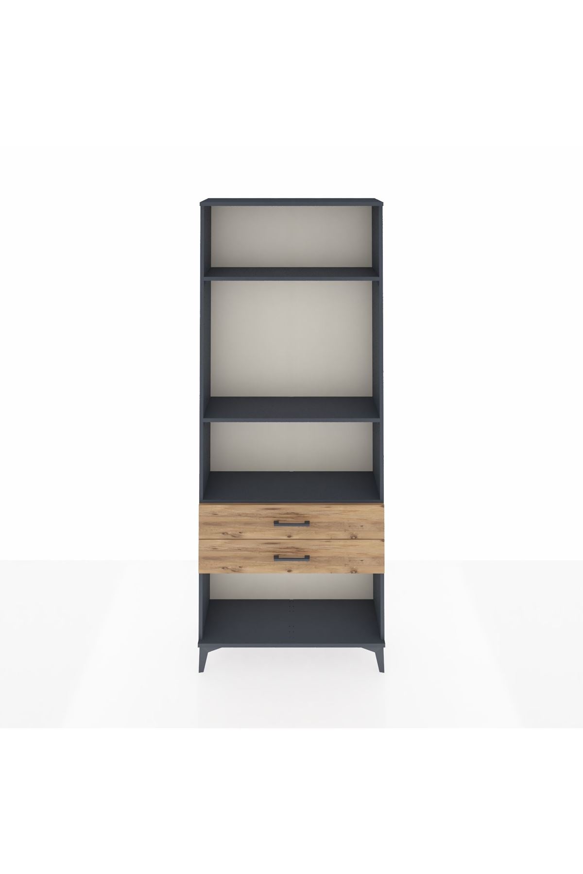 Arges Dolap 3 Raflı 2 Çekmeceli 88x30x221 - S30M051V6A