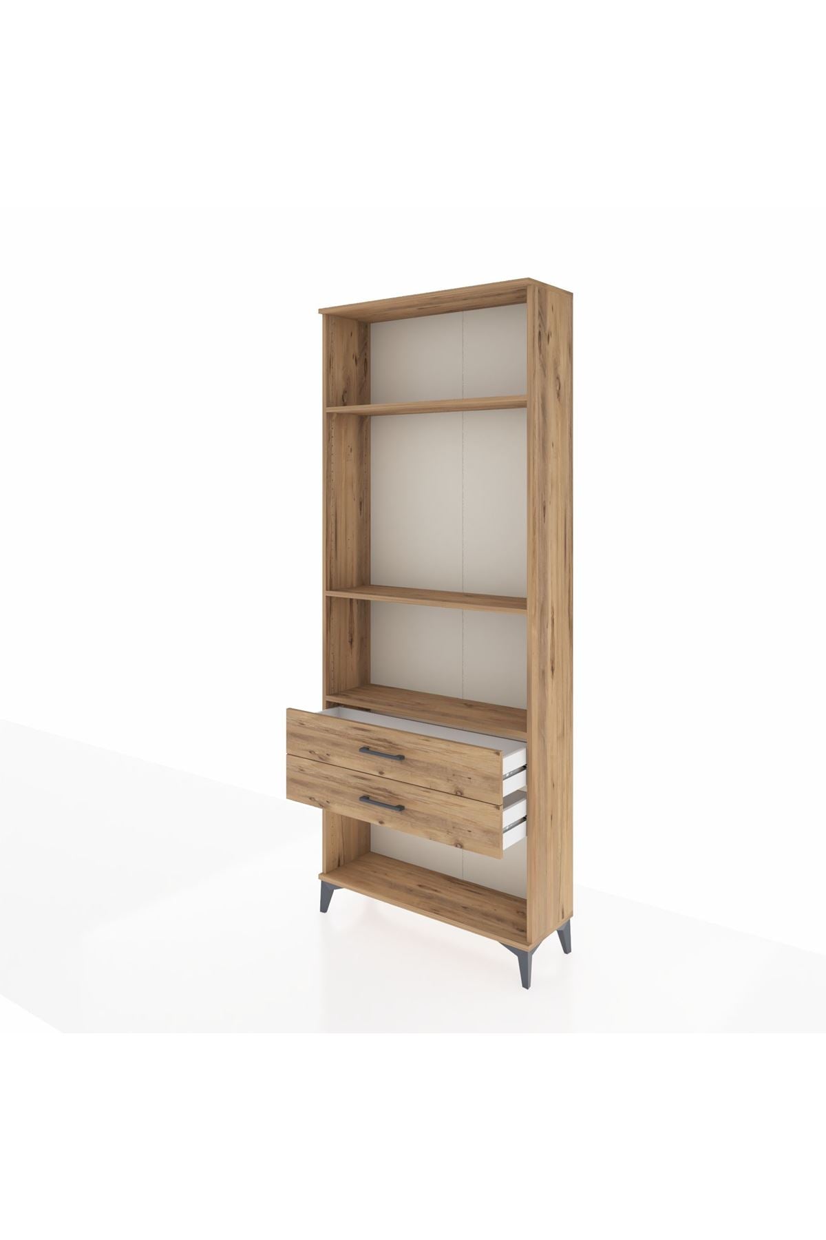 Arges Dolap 3 Raflı 2 Çekmeceli 88x30x221 - S30M051V9A