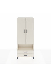 Arges Dolap 3 Raflı 2 Çekmeceli Tek Askılı 88x30x221 - S30M052V1A