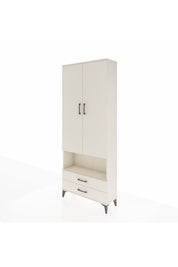 Arges Dolap 3 Raflı 2 Çekmeceli Tek Askılı 88x30x221 - S30M052V1A