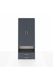 Arges Dolap 4 Raflı 2 Çekmeceli 2 Kapaklı 88x30x221 - S30M053V5A