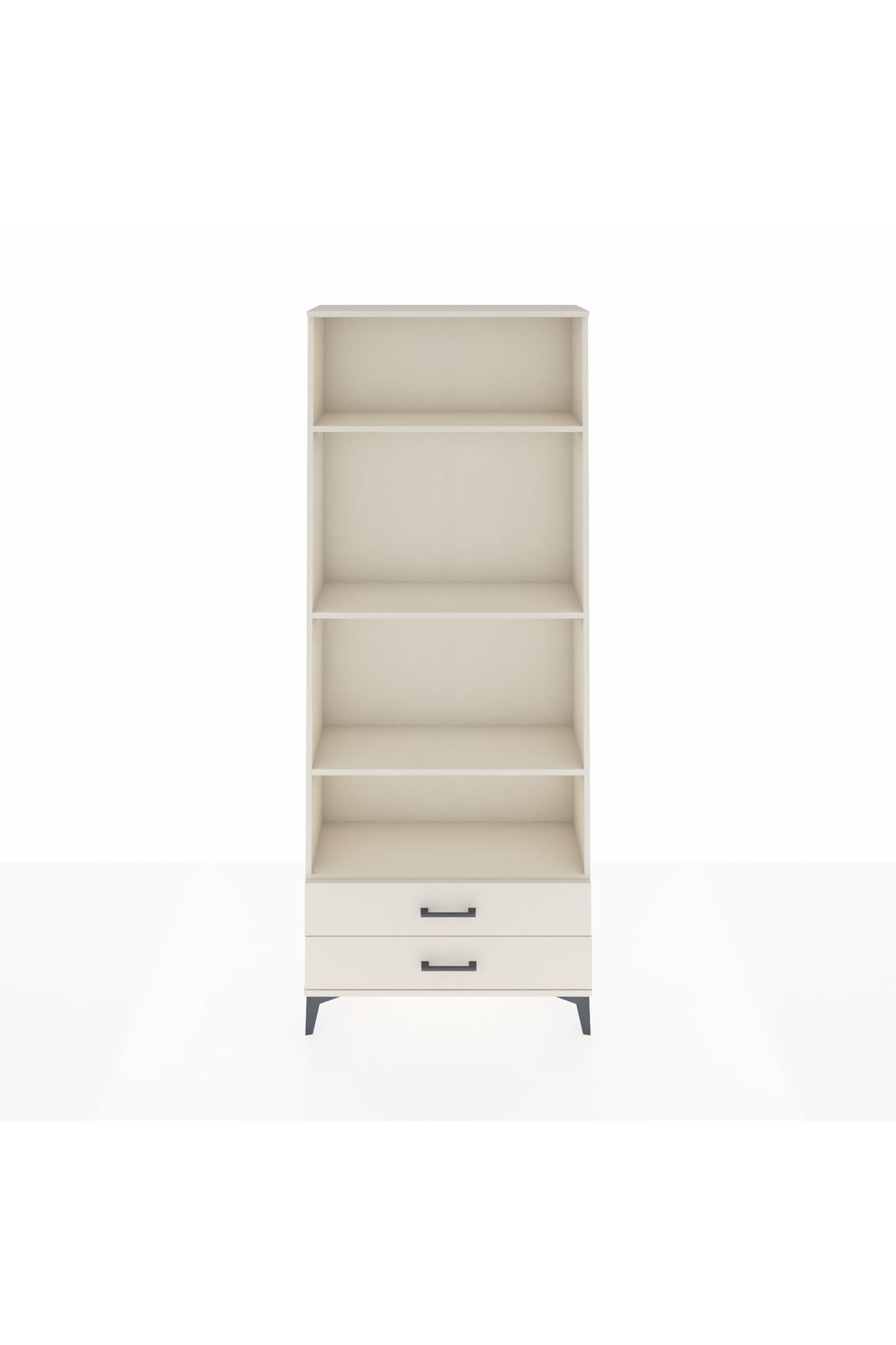 Arges Dolap 4 Raflı 2 Çekmeceli 88x30x221 - S30M054V1A