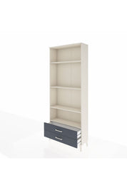 Arges Dolap 4 Raflı 2 Çekmeceli 88x30x221 - S30M054V2A