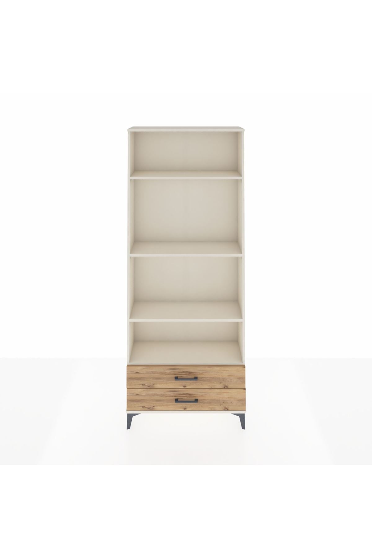 Arges Dolap 4 Raflı 2 Çekmeceli 88x30x221 - S30M054V3A