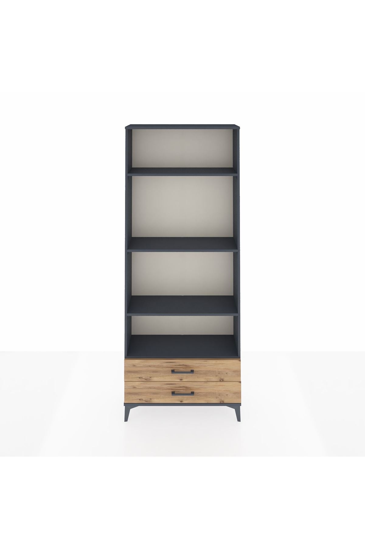 Arges Dolap 4 Raflı 2 Çekmeceli 88x30x221 - S30M054V6A