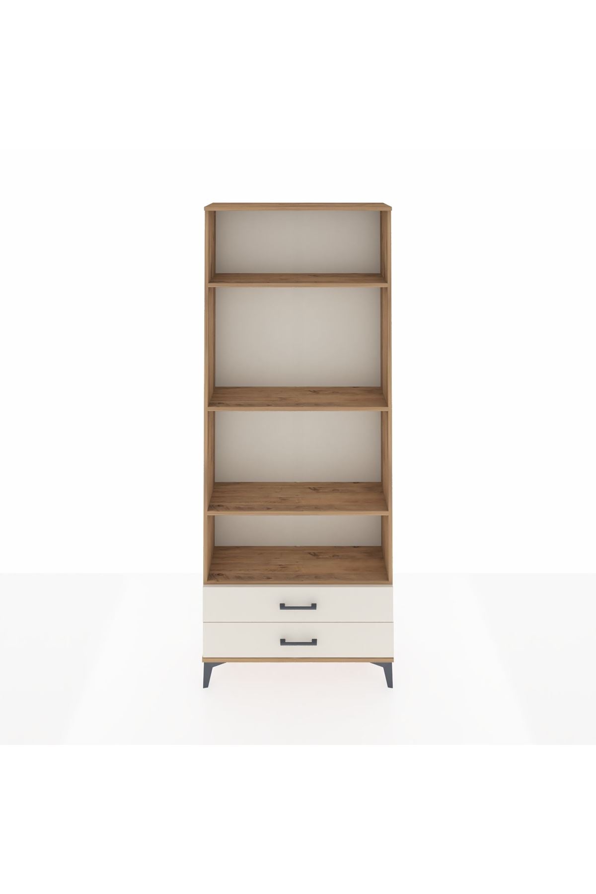 Arges Dolap 4 Raflı 2 Çekmeceli 88x30x221 - S30M054V7A