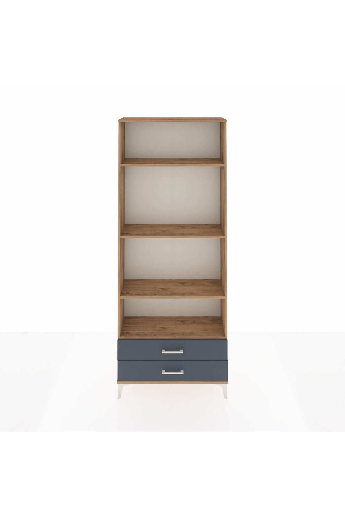 Arges Dolap 4 Raflı 2 Çekmeceli 88x30x221 - S30M054V8A