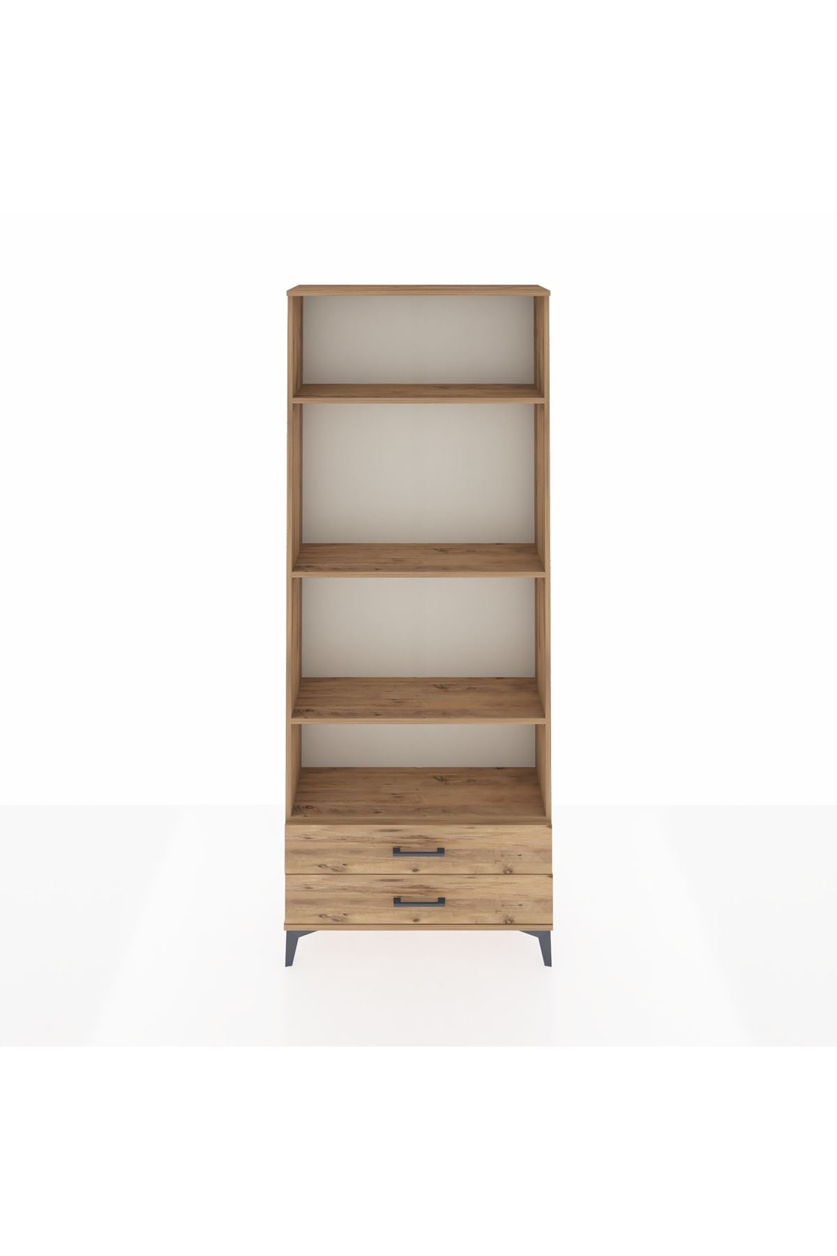Arges Dolap 4 Raflı 2 Çekmeceli 88x30x221 - S30M054V9A