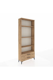 Arges Dolap 4 Raflı 2 Çekmeceli 88x30x221 - S30M054V9A