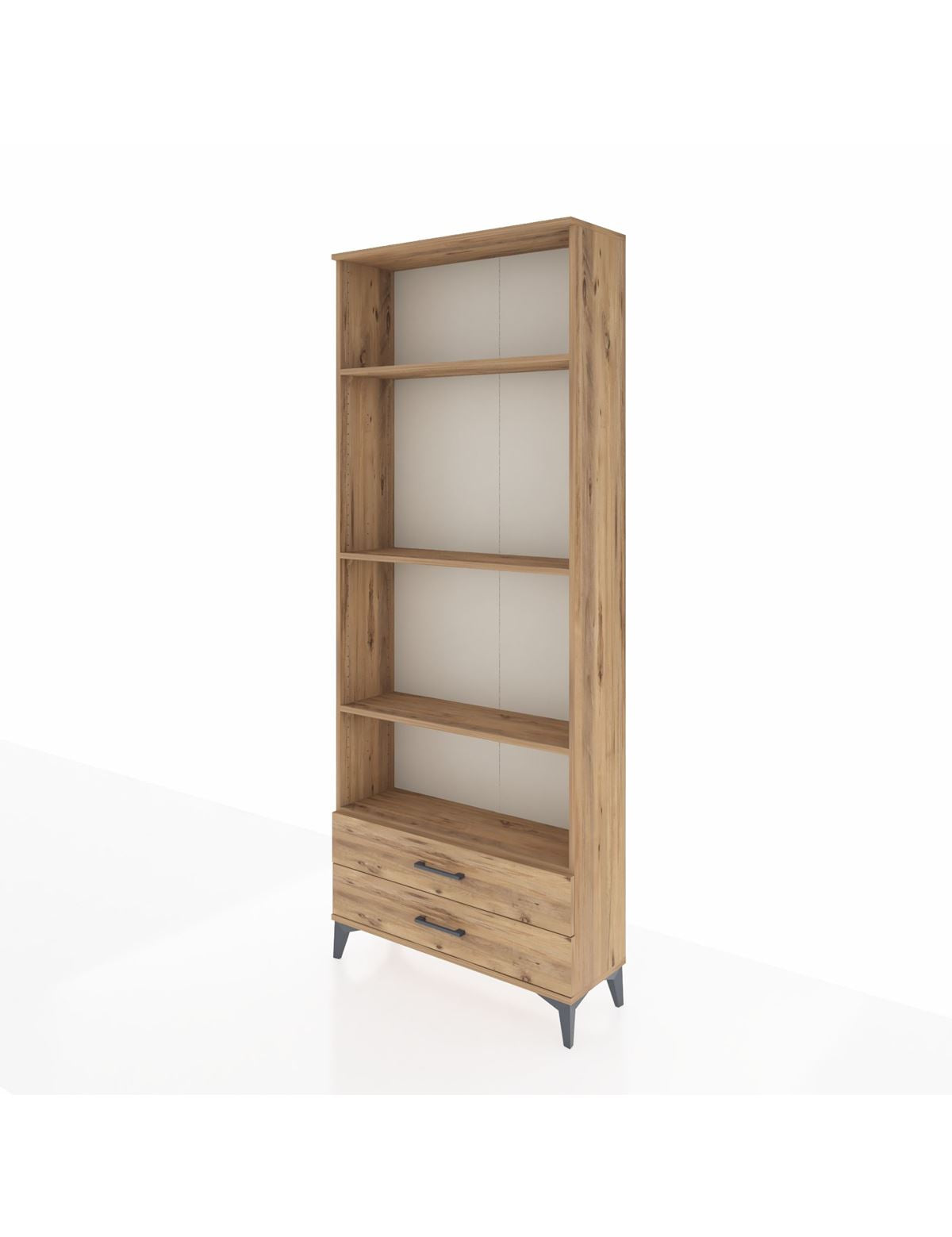 Arges Dolap 4 Raflı 2 Çekmeceli 88x30x221 - S30M054V9A