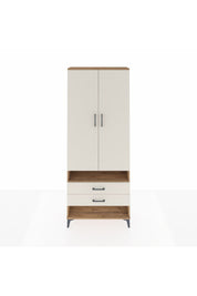 Arges Dolap 3 Raflı 2 Çekmeceli Tek Askılı 88x30x221 - S30M055V7A