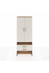 Arges Dolap 4 Raflı 2 Çekmeceli 2 Kapaklı 88x30x221