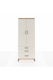 Arges Dolap 2 Raflı 3 Çekmeceli Tek Askılı 88x30x221 - S30M058V7A
