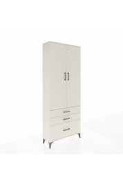 Arges Dolap 3 Raflı 3 Çekmeceli 2 Kapaklı 88x30x221 - S30M059V1A