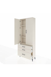Arges Dolap 3 Raflı 3 Çekmeceli 2 Kapaklı 88x30x221 - S30M059V1A