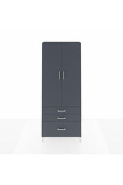 Arges Dolap 3 Raflı 3 Çekmeceli 2 Kapaklı 88x30x221 - S30M059V5A
