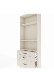 Arges Dolap 3 Raflı 3 Çekmeceli 88x30x221 - S30M060V1A