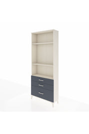 Arges Dolap 3 Raflı 3 Çekmeceli 88x30x221 - S30M060V2A