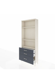Arges Dolap 3 Raflı 3 Çekmeceli 88x30x221 - S30M060V2A