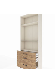 Arges Dolap 3 Raflı 3 Çekmeceli 88x30x221 - S30M060V3A