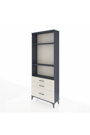 Arges Dolap 3 Raflı 3 Çekmeceli 88x30x221 - S30M060V4A