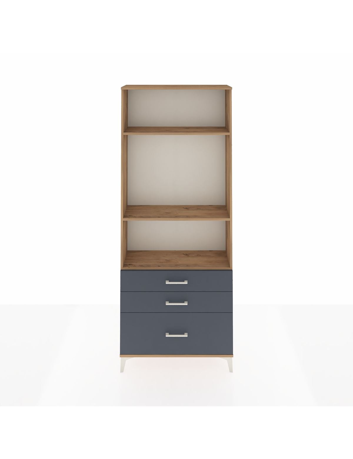 Arges Dolap 3 Raflı 3 Çekmeceli 88x30x221 - S30M060V8A