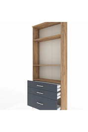Arges Dolap 3 Raflı 3 Çekmeceli 88x30x221 - S30M060V8A